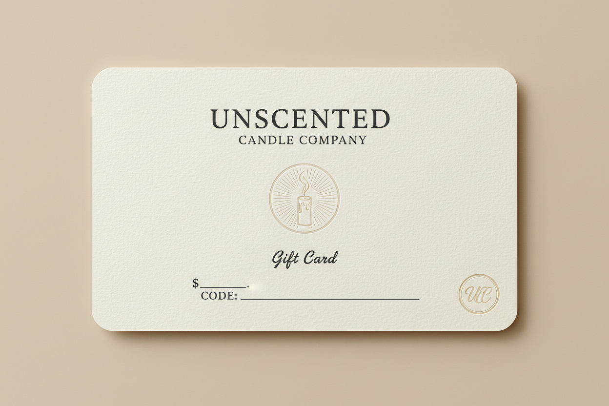 Unscented Candle Company Gift Card